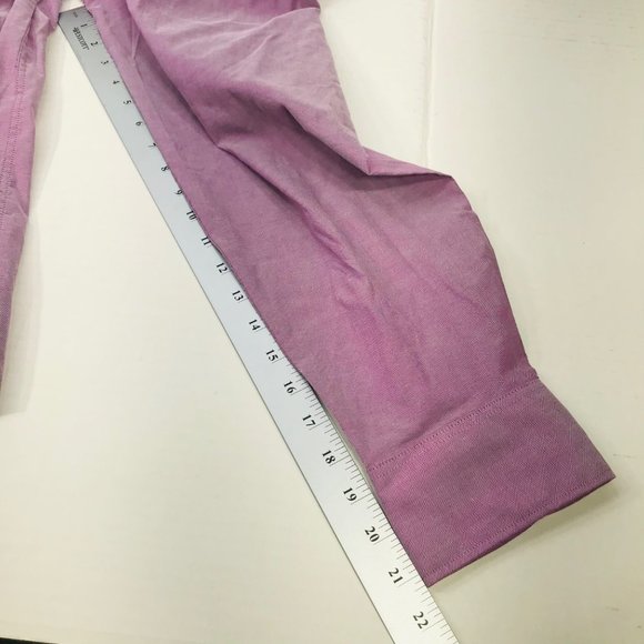 Tommy Hilfiger Men's Sz 18 18.5 34/35 2XL Long Sleeve Button Down Shirt Preowned - Picture 10 of 15